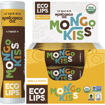 Eco Lips Lip Balm Mongo Kiss Vanilla Honey 15x7g