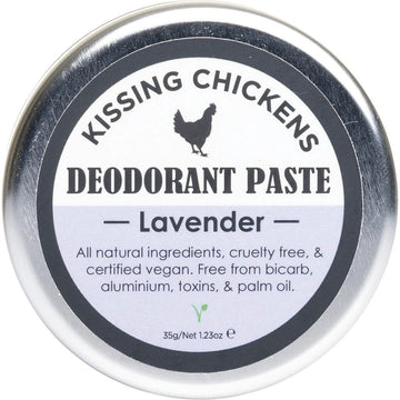 Kissing Chickens Natural Deodorant Paste Tin Lavender 35g
