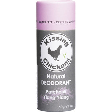 Kissing Chickens Natural Deodorant Tube Patchouli & Ylang Ylang 60g