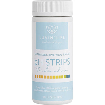 Luvin Life pH Strips for Saliva & Urine 100pk