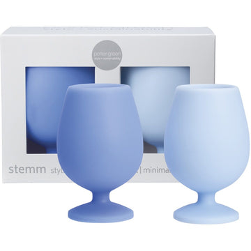 Porter Green Stemm Silicone Wine Glass Set Londrina 2x250ml