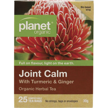 Planet Organic Herbal Tea Bags Joint Calm 25pk