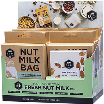Ever Eco Nut Milk Bag Counter Display x9