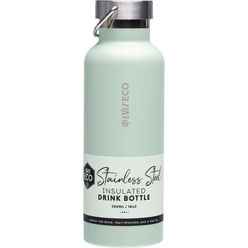 Ever Eco Insulated Stainless Steel Bottle Sage 500ml