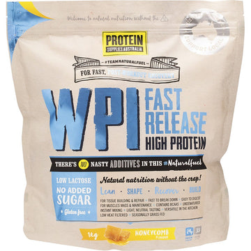 Protein Supplies Australia WPI Whey Protein Isolate Honeycomb 1kg