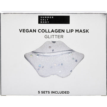 Summer Salt Body Vegan Collagen Lip Mask Sets Glitter 5pk