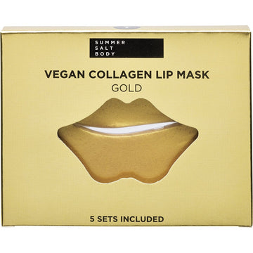 Summer Salt Body Vegan Collagen Lip Mask Sets Gold 5pk