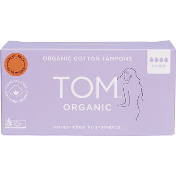 TOM Organic Tampons Super 6x32pk