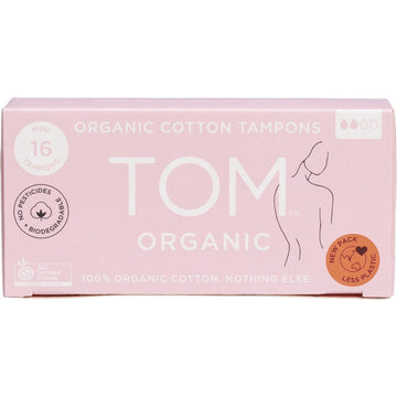 TOM Organic Tampons Mini 12x16pk