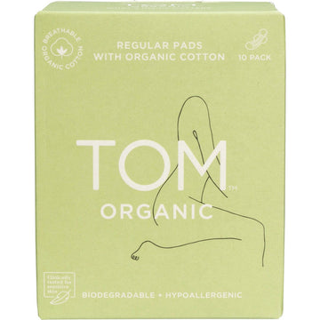 TOM Organic Pads Regular 6x10pk