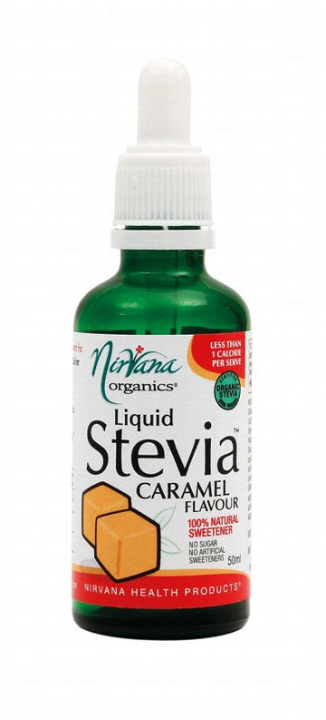 Nirvana Organics Liquid Stevia Caramel 50ml