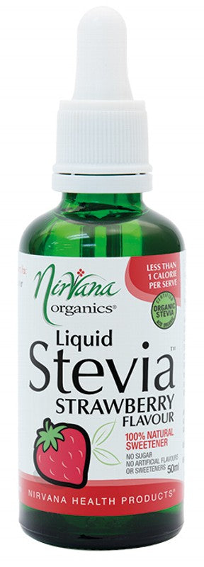 Nirvana Organics Liquid Stevia Strawberry 50ml