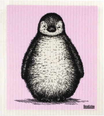 Retrokitchen 100% Compostable Sponge Cloth Penguin