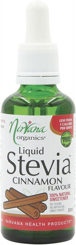 Nirvana Organics Liquid Stevia Cinnamon 50ml