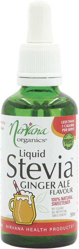 Nirvana Organics Liquid Stevia Ginger Ale 50ml