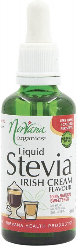 Nirvana Organics Liquid Stevia Irish Cream 50ml