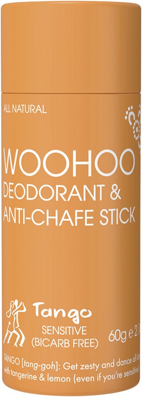 Woohoo Body Deodorant Stick Tango Sensitive Bicarb Free 60g