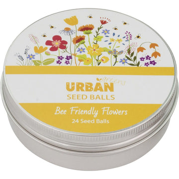 Urban Greens Seed Balls Bee Friendly Flowers 24 per Tin