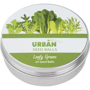 Urban Greens Seed Balls Leafy Greens 24 per Tin