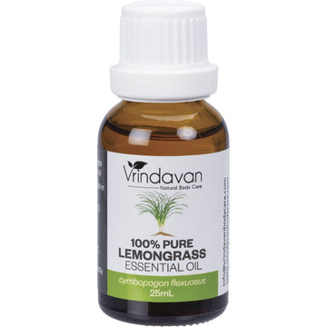 Vrindavan Essential Oil 100% Lemongrass 25ml