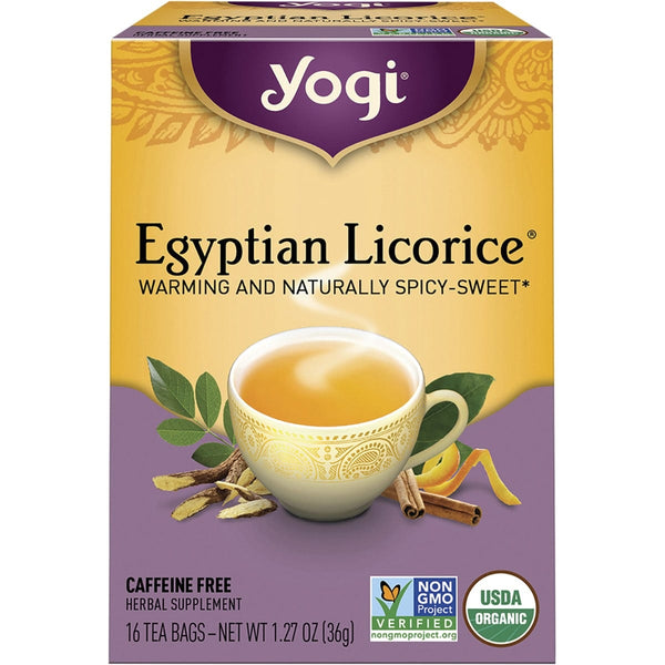 Yogi Tea Herbal Tea Bags Egyptian Licorice 16pk