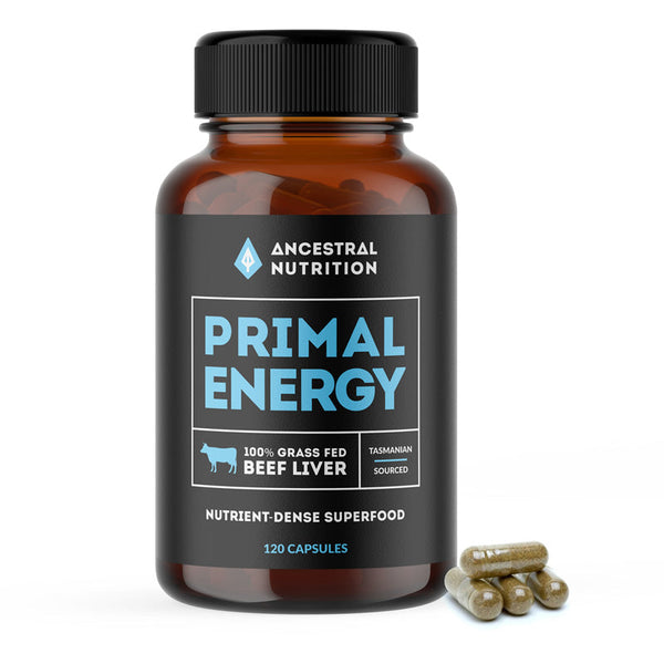 Ancestral Nutrition Primal Energy - Grass Fed Beef Liver (30 Servings)