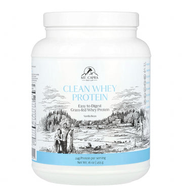 Mt. Capra, Clean Whey Protein, Vanilla Bean, 16 oz (453 g)