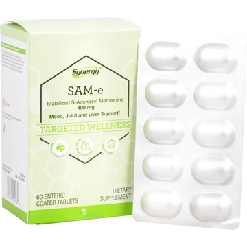 Synergy SAM-e -- 400 mg - 60 Enteric Coated Tablets