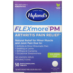Hyland's, FLEXmore PM Arthritis Pain Relief, 50 Quick-Dissolving Tablets - The Supplement Shop