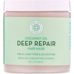 Pure Body Naturals, Coconut Oil, Deep Repair Hair Mask, 8.8 fl oz (260 ml) - The Supplement Shop