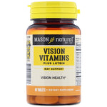 Mason Natural, Vision Vitamins Plus Lutein, 60 Tablets - The Supplement Shop