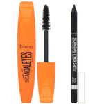 Rimmel London, Scandaleyes Mascara with Waterproof Kohl Kajal Liner, 003 Extreme Black, 2 Piece Set - The Supplement Shop