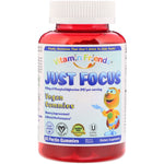 Vitamin Friends, Just Focus, Vegan Gummies, Berry Flavor, 60 Pectin Gummies - The Supplement Shop