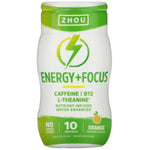 Zhou Nutrition, Energy + Focus, Nutrient-Infused Water Enhancer, Orange, 1.69 fl oz (50 ml) - The Supplement Shop