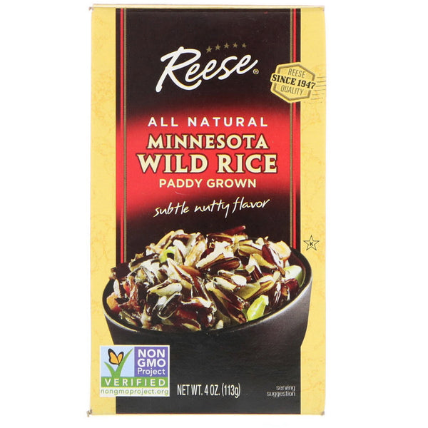 Reese, All Natural, Minnesota Wild Rice, Subtle Nutty Flavor, 4 oz (113 g) - The Supplement Shop