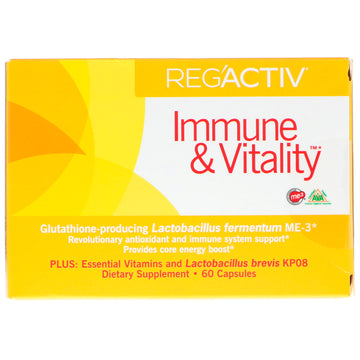 Dr. Ohhira's, Reg'Activ, Immune & Vitality, 60 Capsules