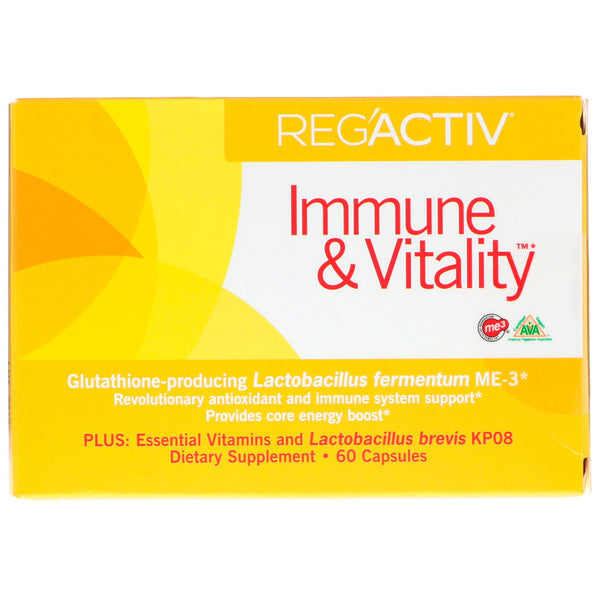 Dr. Ohhira's, Reg'Activ, Immune & Vitality, 60 Capsules - The Supplement Shop