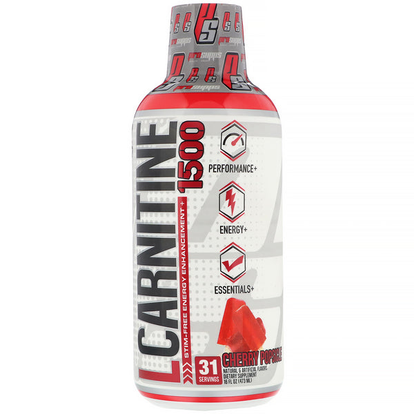 ProSupps, L-Carnitine 1500, Cherry Popsicle, 1,500 mg, 16 fl oz (473 ml) - The Supplement Shop