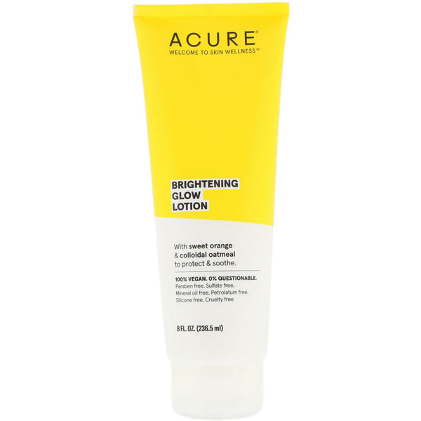 Acure, Brightening Glow Lotion, 8 fl oz (236.5 ml) - The Supplement Shop