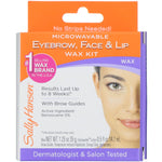 Sally Hansen, Eyebrow, Face & Lip Wax Kit, 1 Kit - The Supplement Shop