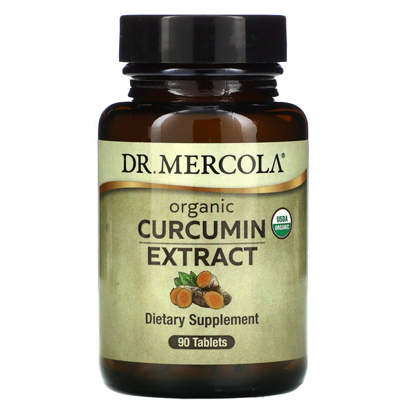 Dr. Mercola, Organic Curcumin Extract, 90 Tablets - The Supplement Shop