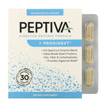 Peptiva, Digestive Enzymes Formula + Prodigest, 30 Vegetarian Capsules - The Supplement Shop