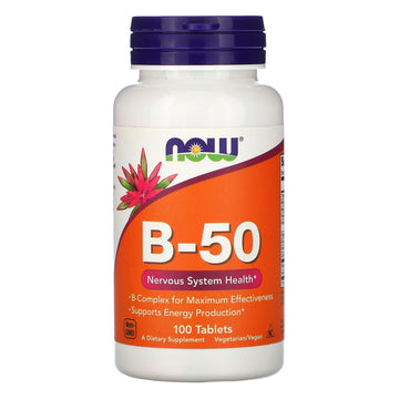 Now Foods, B-50, 100 Tablets