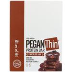 Julian Bakery, Pegan Thin Protein Bar, Chocolate Lava, 12 Bars, 2.29 oz (65 g) Each - The Supplement Shop