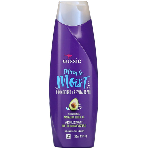 Aussie, Miracle Moist, Conditioner, Avocado & Australian Jojoba Oil, 12.1 fl oz (360 ml) - The Supplement Shop