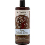 Dr. Woods, Raw Black Soap with Fair Trade Shea Butter, Unscented, 32 fl oz (946 ml) - The Supplement Shop