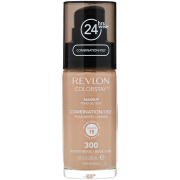 Revlon, Colorstay, Makeup, Combination/Oily, 300 Golden Beige, 1 fl oz (30 ml)