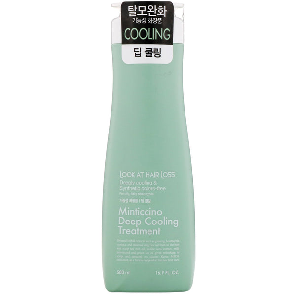 Doori Cosmetics, Look At Hair Loss, Minticcino Deep Cooling Treatment, 16.9 fl oz (500 ml) - The Supplement Shop