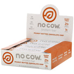 No Cow, Protein Bar, Peanut Butter Chocolate Chip, 12 Bars, 2.12 oz (60 g) Each - The Supplement Shop