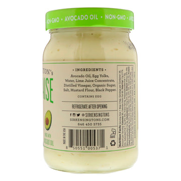 Sir Kensington's, Mayonnaise Made With Avocado Oil, 16 fl oz (473 ml)